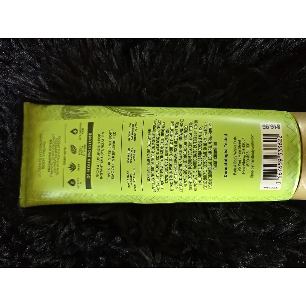 NEW Bath & Body Works Waikiki Beach Coconut Body Cream 8 oz‎